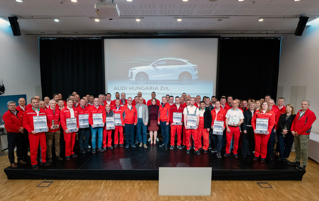 Audi Hungaria, Arbeitsschicherheit Preisübergabe 2026