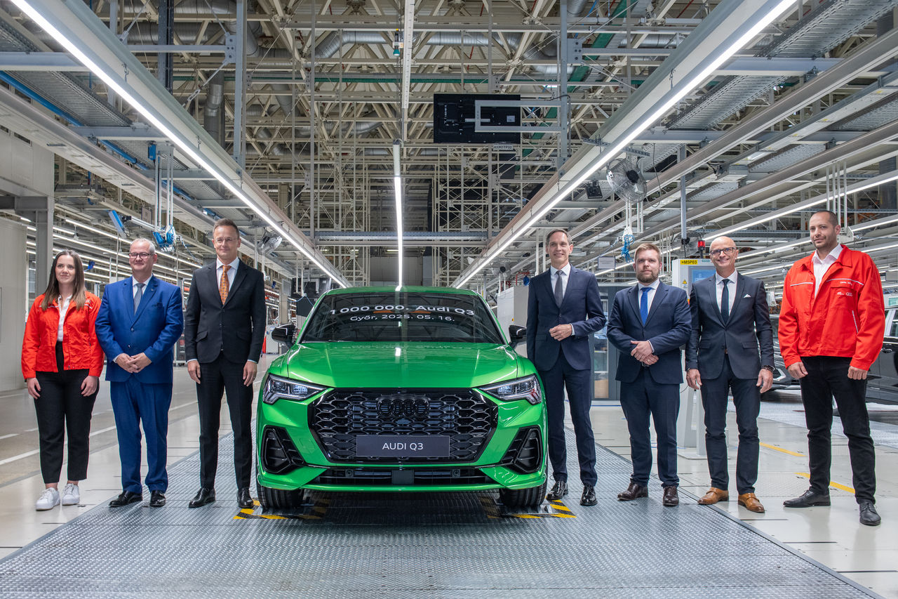 Audi Hungaria, employee, 1.000.000 Audi Q3