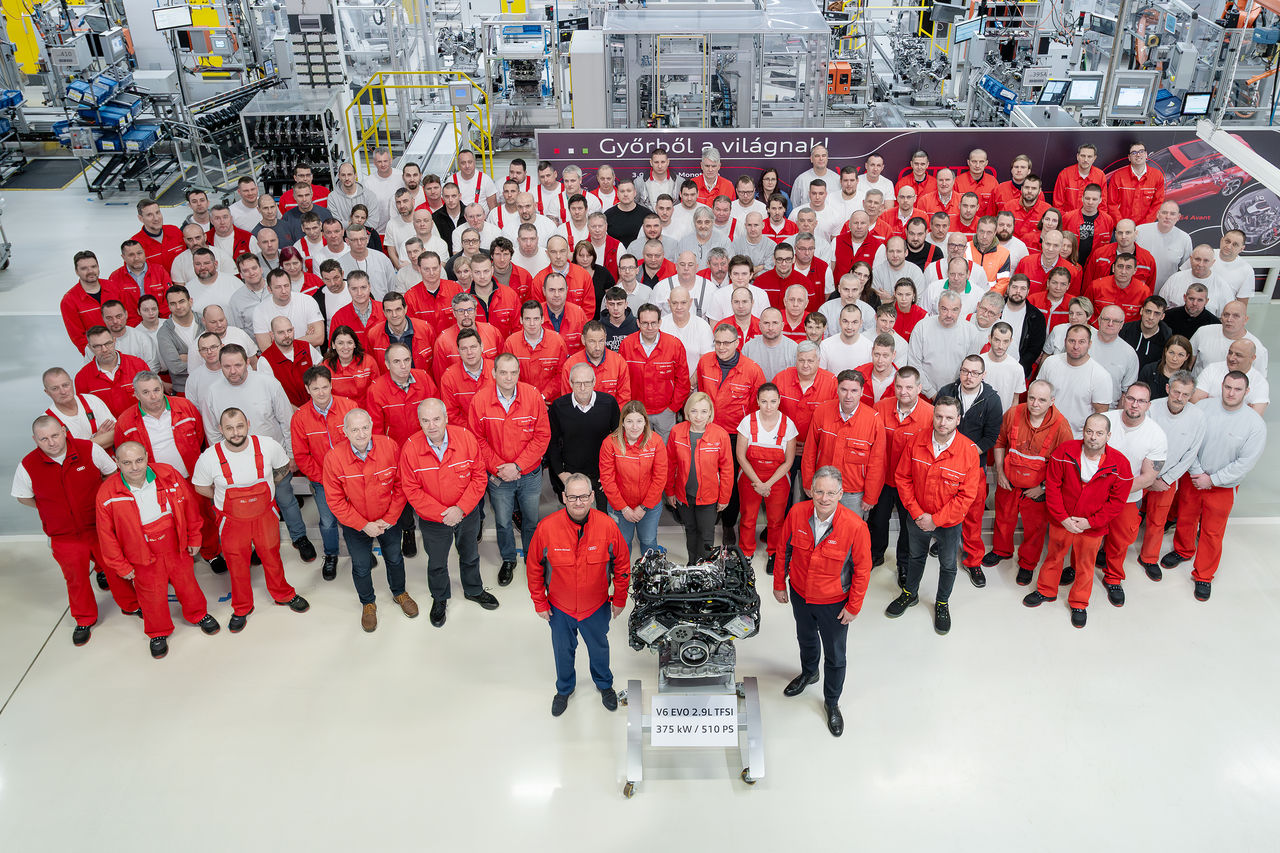 Audi Hungaria, motorgyártás