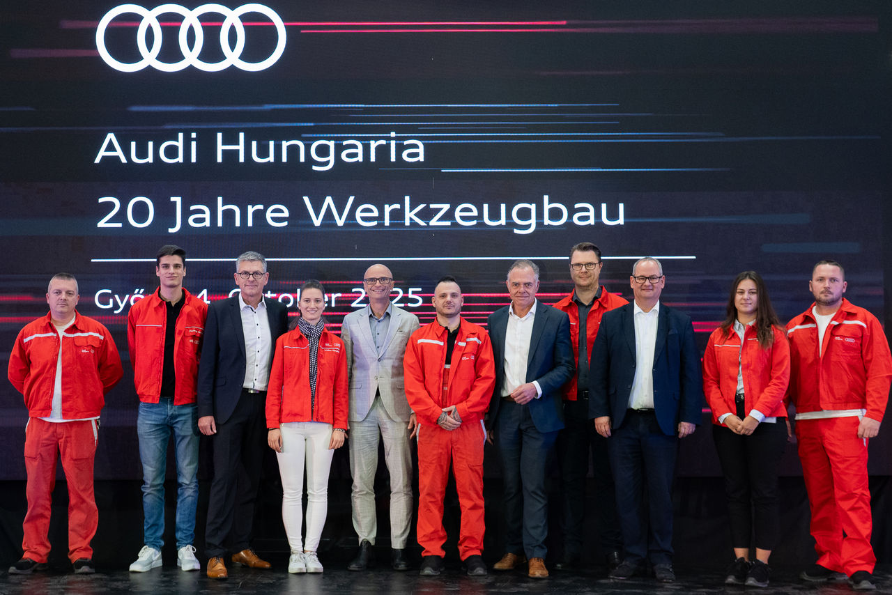 20 éves az Audi Hungaria Szerszámgyára